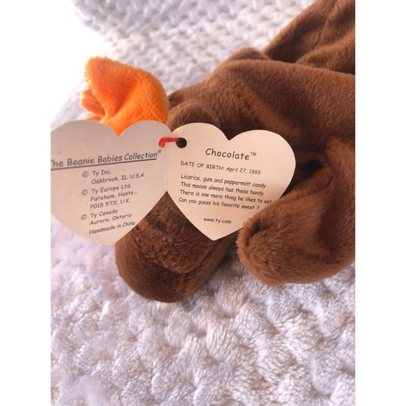 TY Beanie Baby Chocolate the Moose - Picture 4 of 10